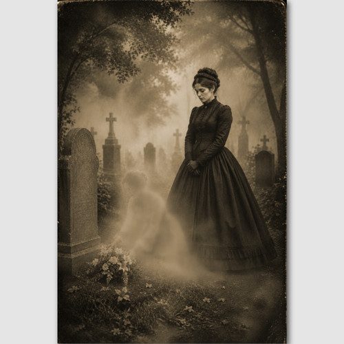 Gaveyard cemetary ghost spirit - cemetary,
