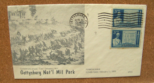 Gettysburg nat mil park 1970 - mil,