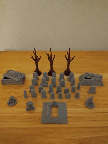 Piece grave tombstone set - grave,